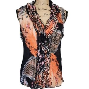 Jaipur Sleeveless Floral Top - XL